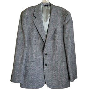 2 for $30‎ Y2k Brooks Brothers 346  Blazer Plaid Wool Sport Coat 42 L